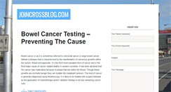 Desktop Screenshot of joincrossblog.com